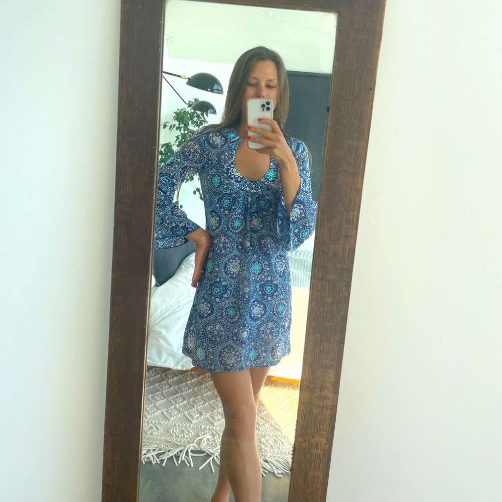 Trina Turk Blue Cover Up